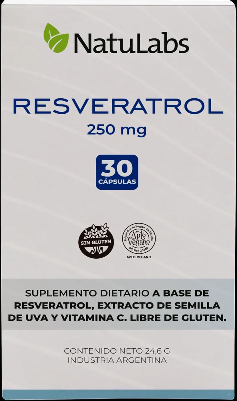 Resveratrol NatuLabs, caja de frente