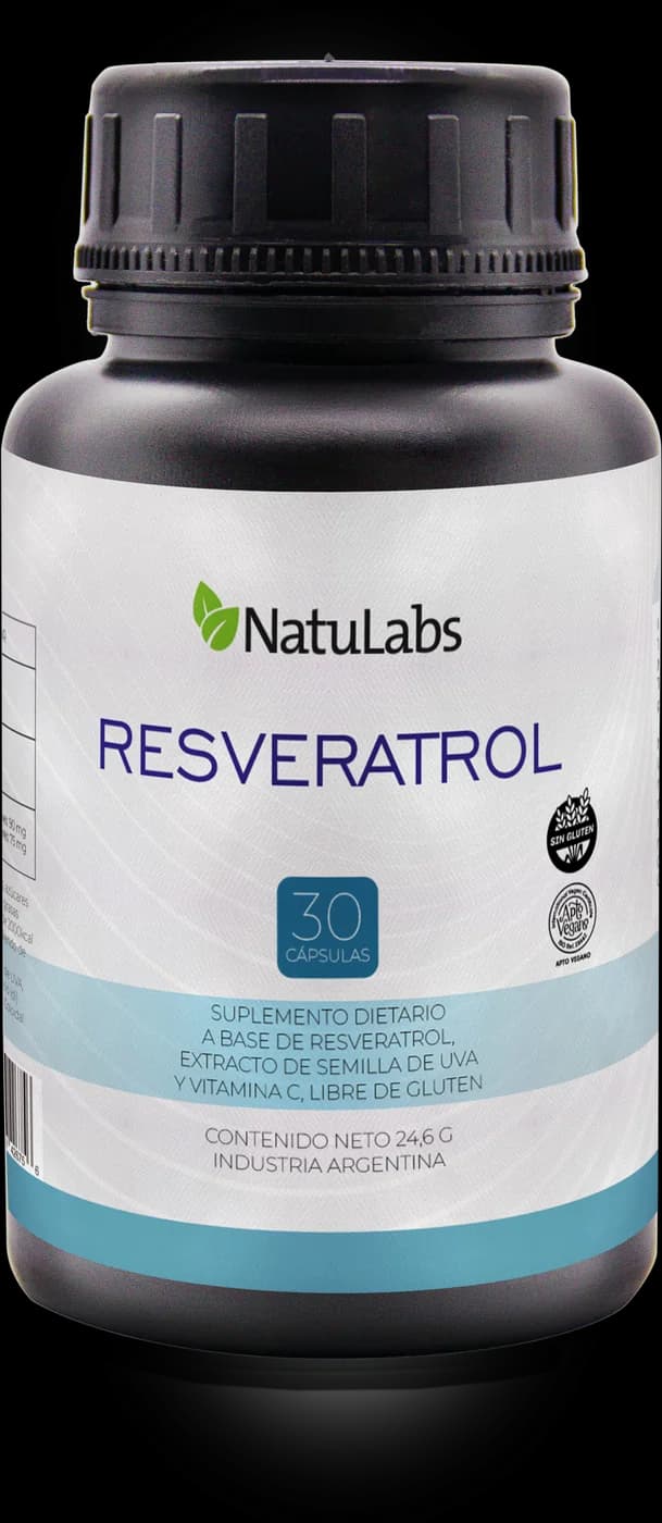 Resveratrol NatuLabs, frasco de frente